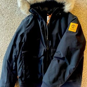 Timberland fur puff coat